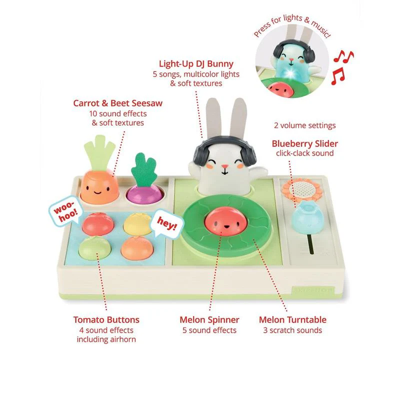 Skip Hop - Baby Musical DJ Set Toy with Lights, Songs, Sound Effects - Image 3