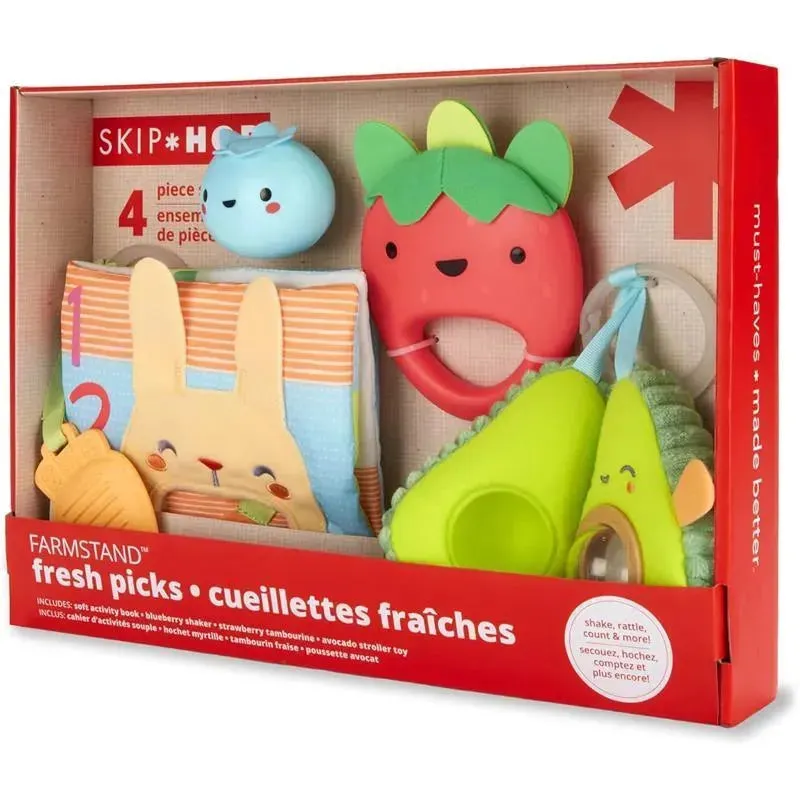 Skip Hop - Baby Musical Toys Gift Set, Farmstand Fresh Picks, 3 Months+ - Image 2