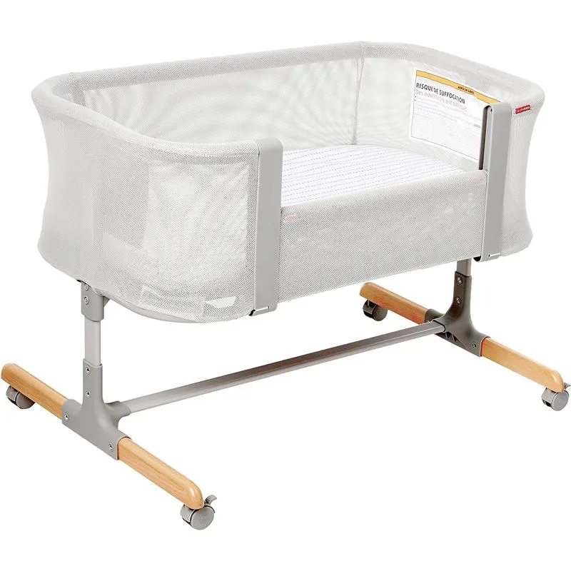 Skip Hop - Baby Bassinet, Cozy Up 2-in-1 Bedside Sleeper & Bassinet, Grey - Image 5