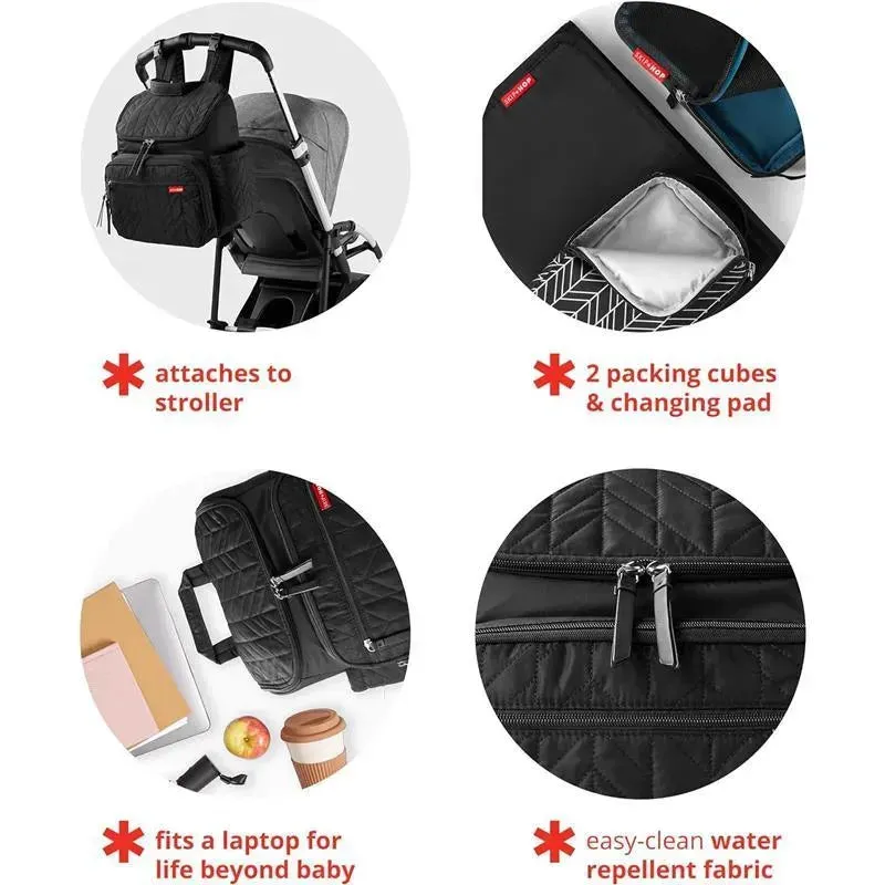 Skip Hop - Forma Diaper Bag Backpack, Gray - Image 4