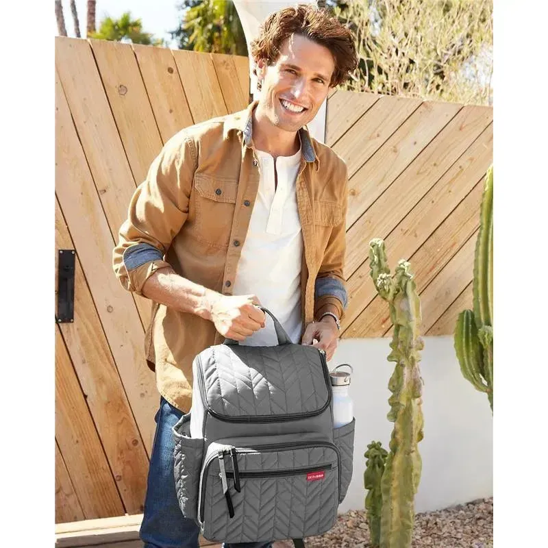 Skip Hop - Forma Diaper Bag Backpack, Gray - Image 5