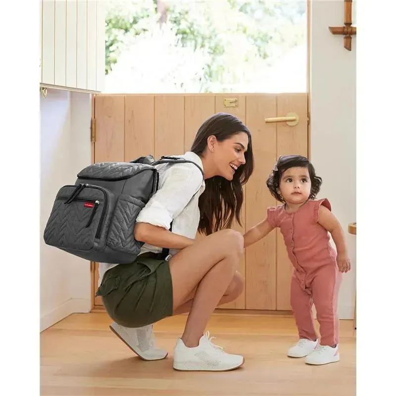 Skip Hop - Forma Diaper Bag Backpack, Gray - Image 7