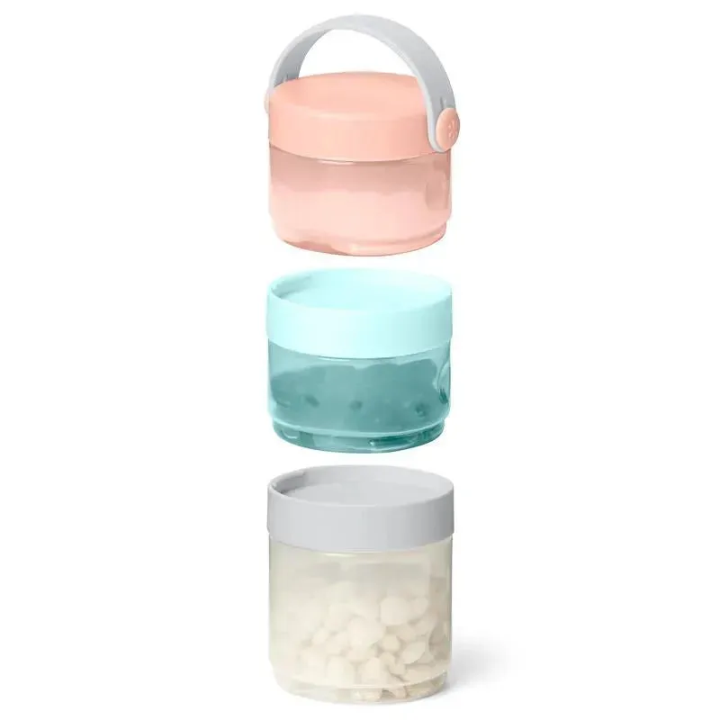 Skip Hop - Easy-Pack Mealtime Feeding Set - 6pk, Teal and Grey - Image 2