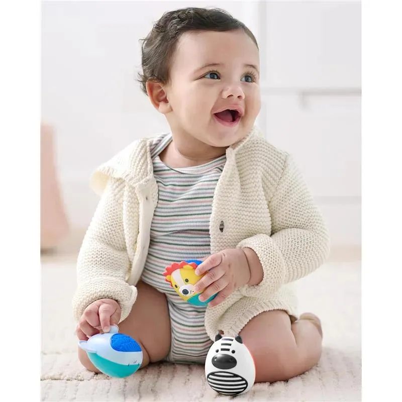 Skip Hop - Explore & More Egg Shaker Trio Set, Jungle Beat - Image 4