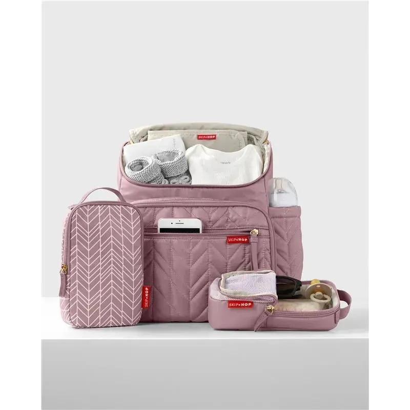 Skip Hop - Forma Diaper Backpack, Mauve Mist - Image 4