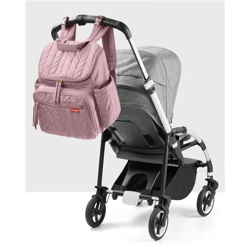 Skip Hop - Forma Diaper Backpack, Mauve Mist - Image 5
