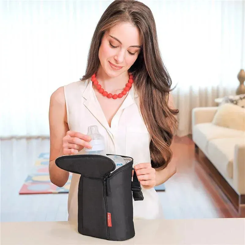 Skip Hop - Grab & Go Double Bottle Bag, Black - Image 4