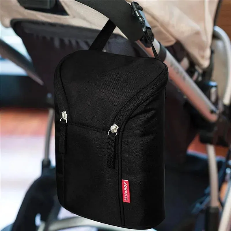 Skip Hop - Grab & Go Double Bottle Bag, Black - Image 5