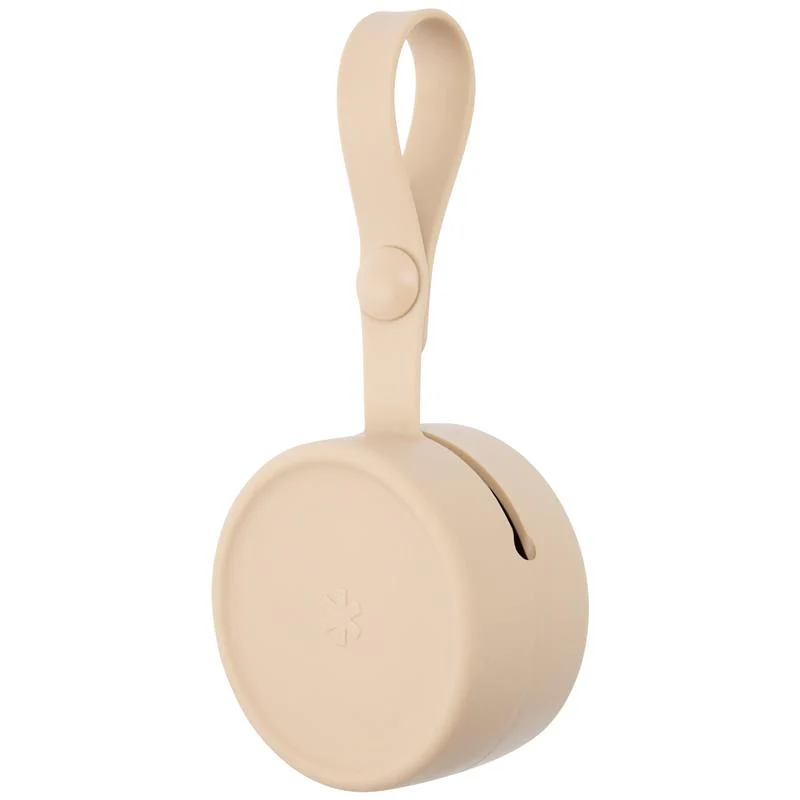 Skip Hop - Grab & Go Silicone Pacifier Holder, Oat