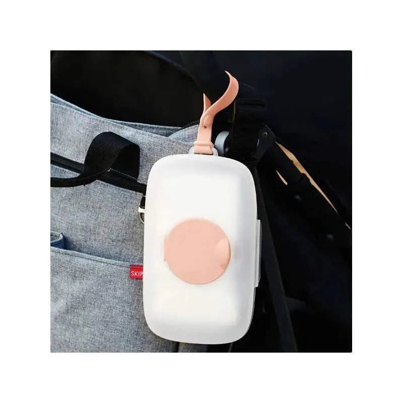 Skip Hop - Grab & Go Snug Seal Wipes Case, Blush - Image 4