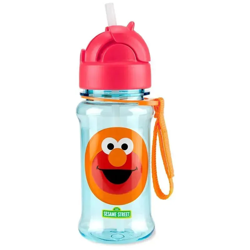 Skip Hop - Sesame Street Toddler Sippy Cup with Straw, Straw Bottle, 12 oz, Elmo