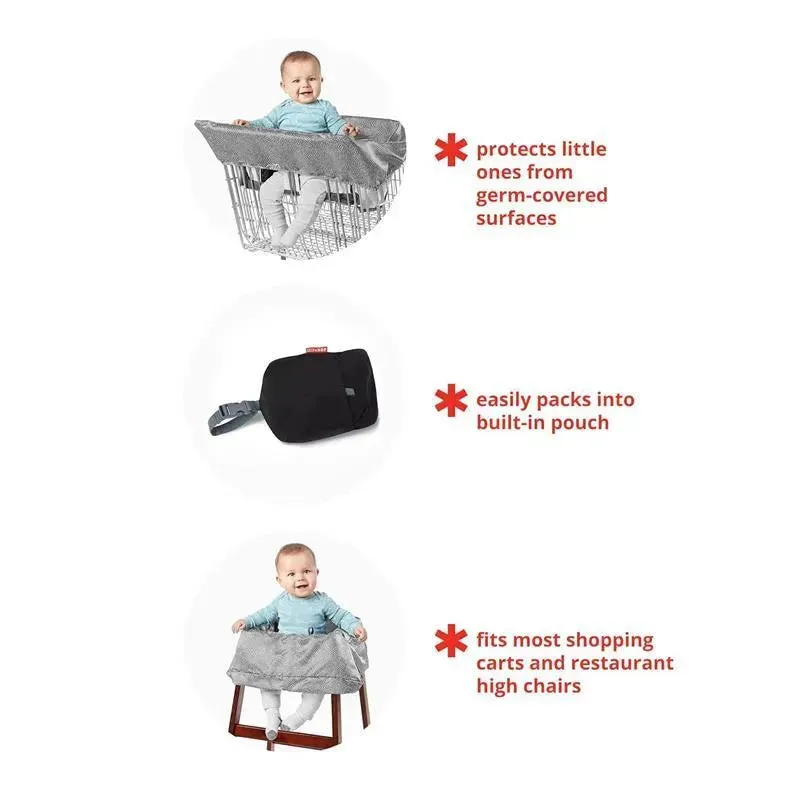 Skip Hop - Shopping Cart Cover, Take Cover, Swirl Dot - Image 3