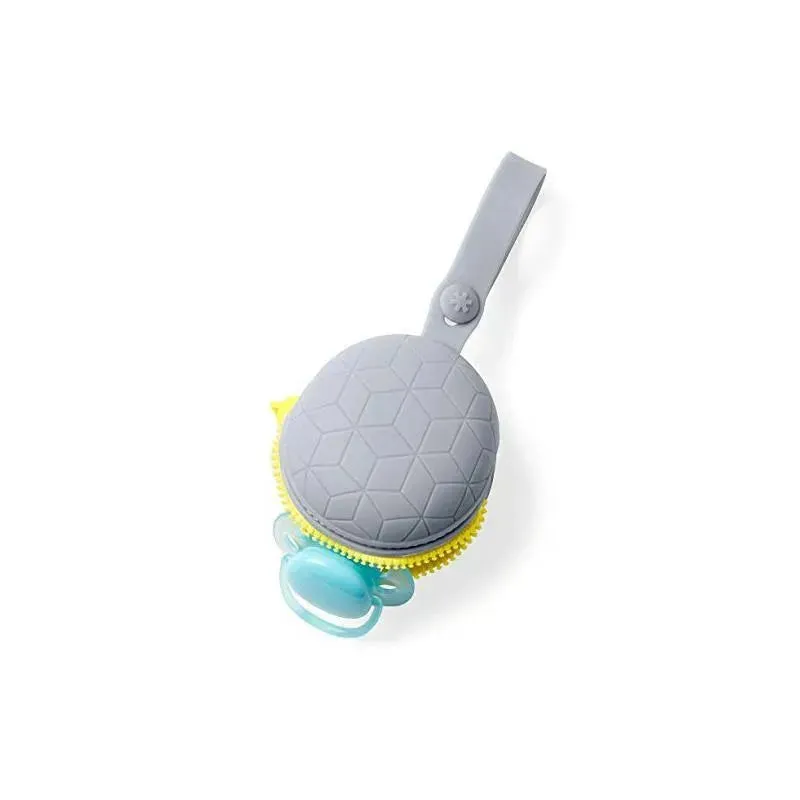 Skip Hop - Silicone Pacifier Holder, Grey - Image 2