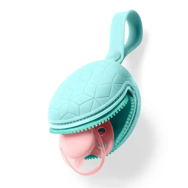 Skip Hop - Silicone Pacifier Holder, Teal - Image 2