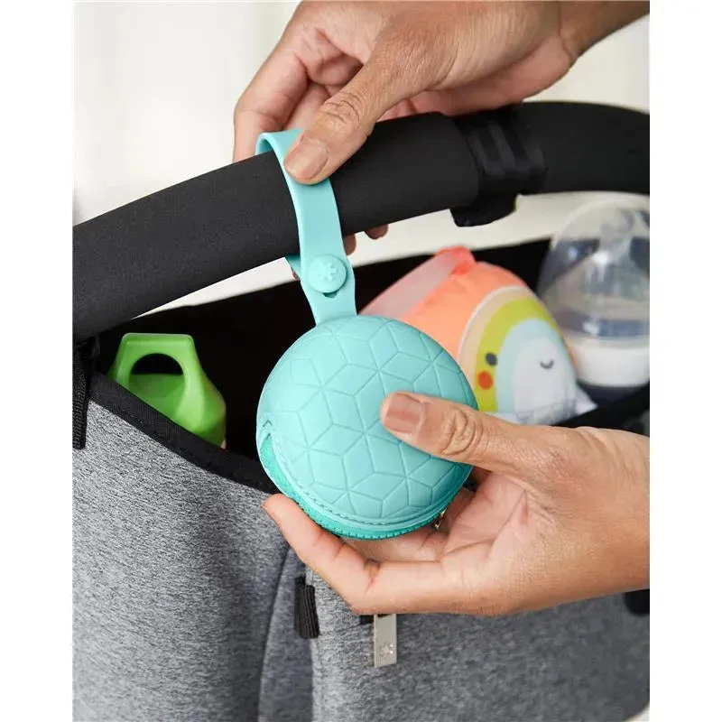Skip Hop - Silicone Pacifier Holder, Teal - Image 6
