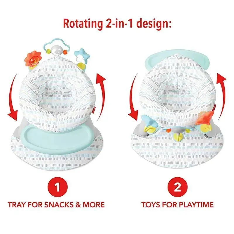 Skip Hop - Silver Lining Cloud 2-in-1 Activity Floor Seat - Image 3