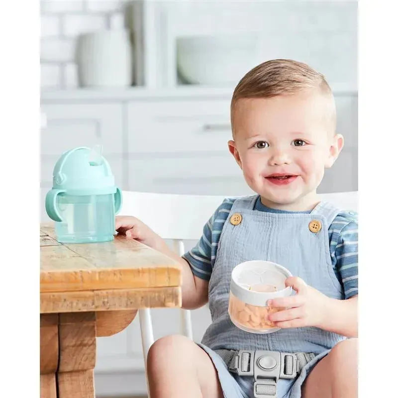 Skip Hop - Sip To Snack 2-In-1 Set, Teal and Grey - Image 3