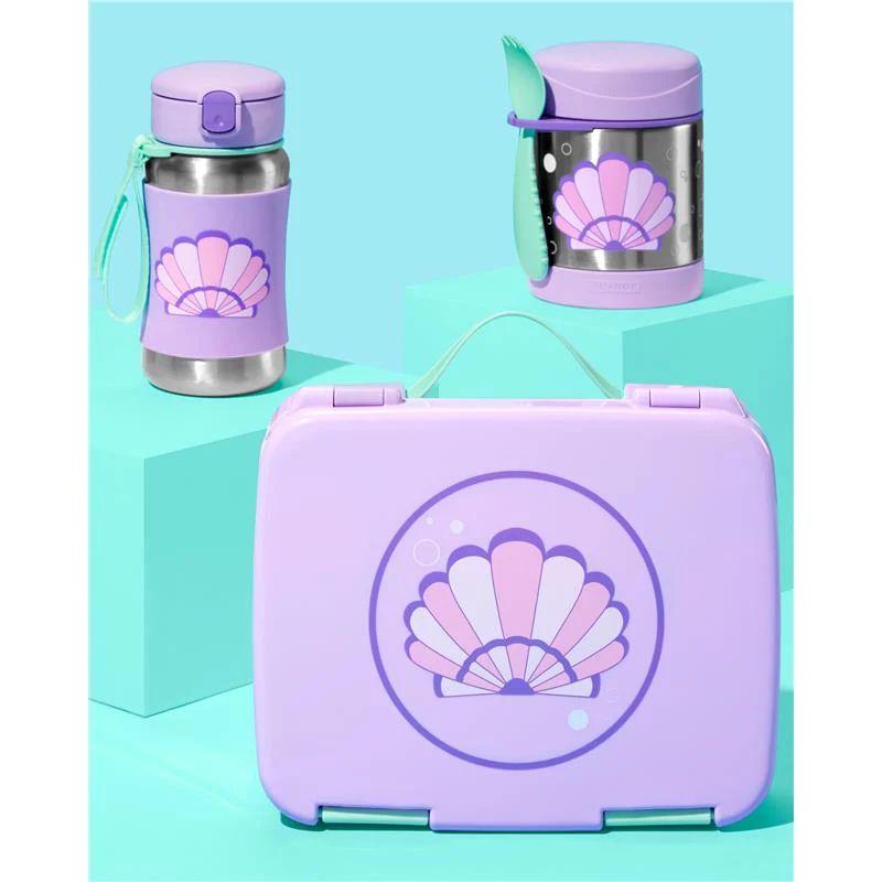 Skip Hop - Spark Style Stainless Steel Straw Bottle Seashell - Image 4