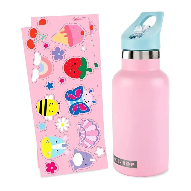 Skip Hop - Stainless Steel Kids Canteen Bottle, Pink - Image 3