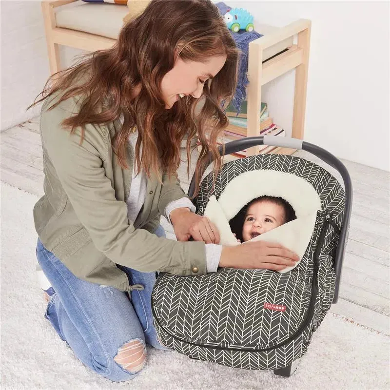 Skip Hop - Stroll & Go Car Seat Cover, Grey Feather - Image 4