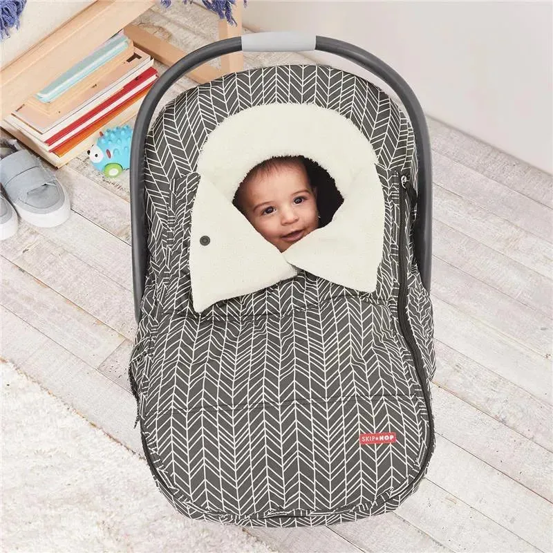 Skip Hop - Stroll & Go Car Seat Cover, Grey Feather - Image 8