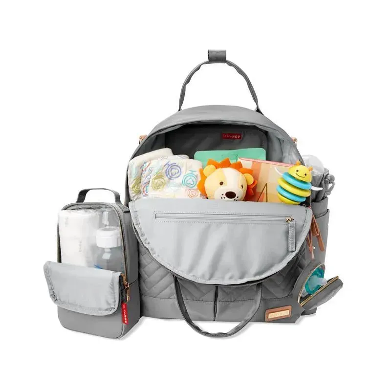 Skip Hop - Suite Diaper Bag Backpack Set, Dove - Image 2