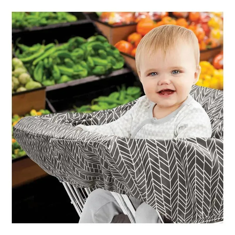 Skip Hop - Shopping Cart Cover, Grey Feather - Image 4