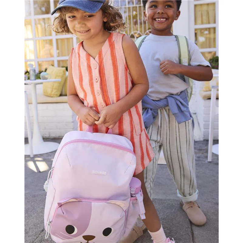 Skip Hop Toddler Backpack with Adjustable Padded Straps, Cat - Image 2
