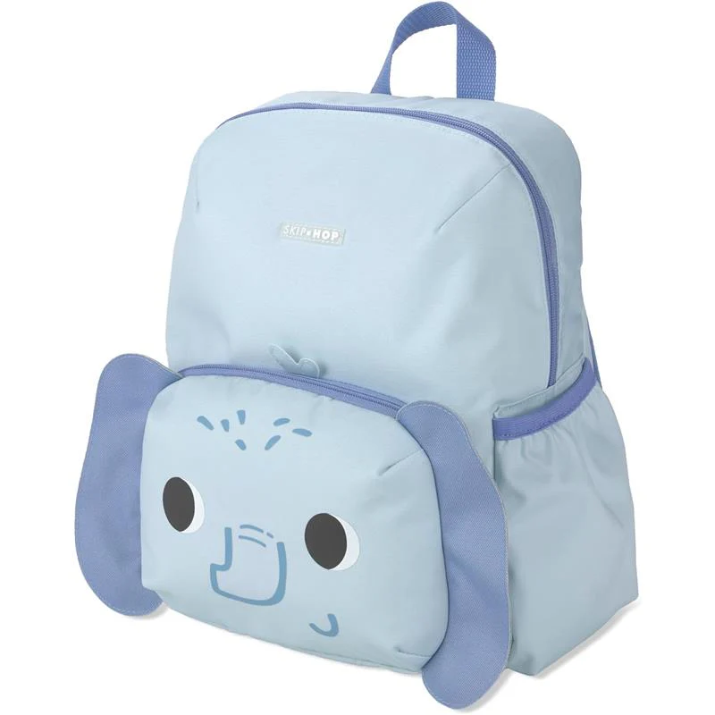 Skip Hop Toddler Backpack with Adjustable Padded Straps, Elephant