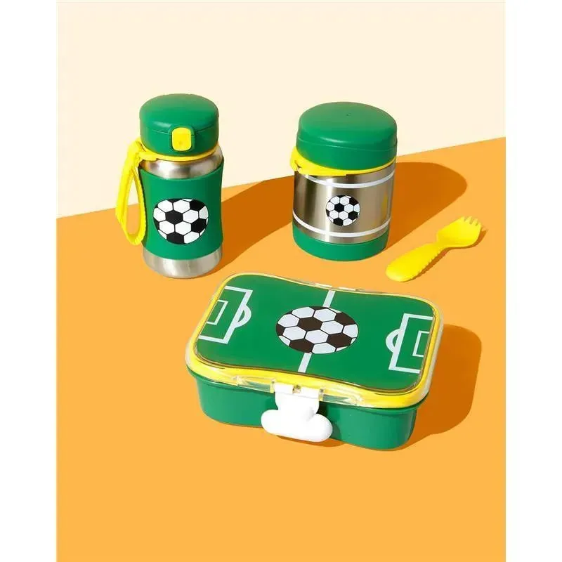 Skip Hop - Sparks Stainless Steel Straw Bottle, Soccer - Image 4