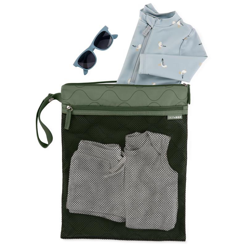 Skip Hop - Waterproof Wet Dry Bag, Grab & Go, Sage - Image 2