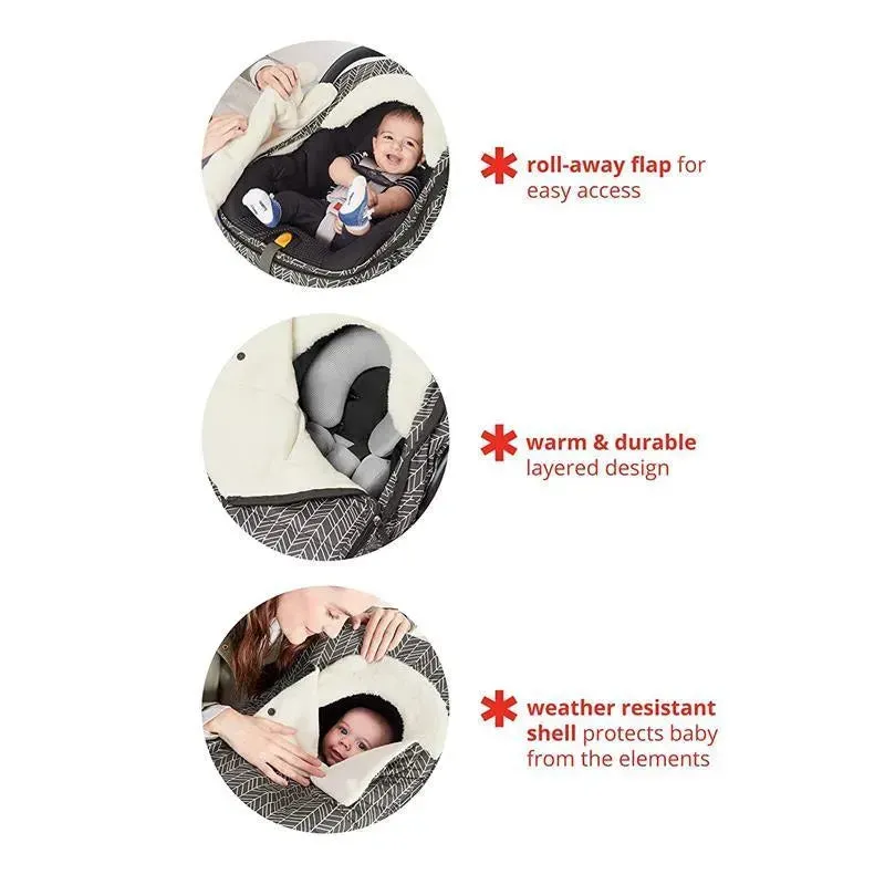 Skip Hop - Winter Car Seat Cover, Stroll & Go, Pink Heather - Image 7