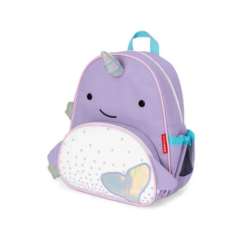 Skip Hop - Zoo Little Kid Backpack, Narwhal - Image 2