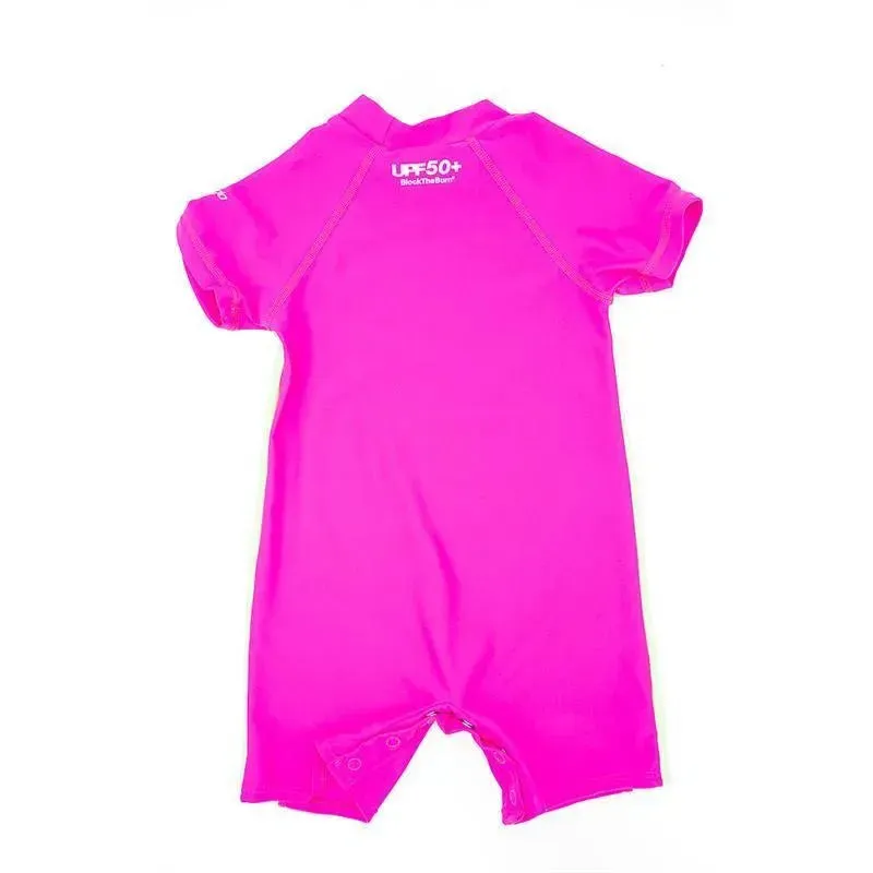 Speedo - Begin To Swim Toddler Unisex Sun Suit, Bright Pink, 2T - Image 6