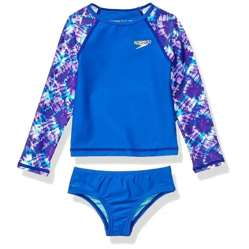 Speedo Printed L/S 2Pc Set, Deep Sapphire - Image 10