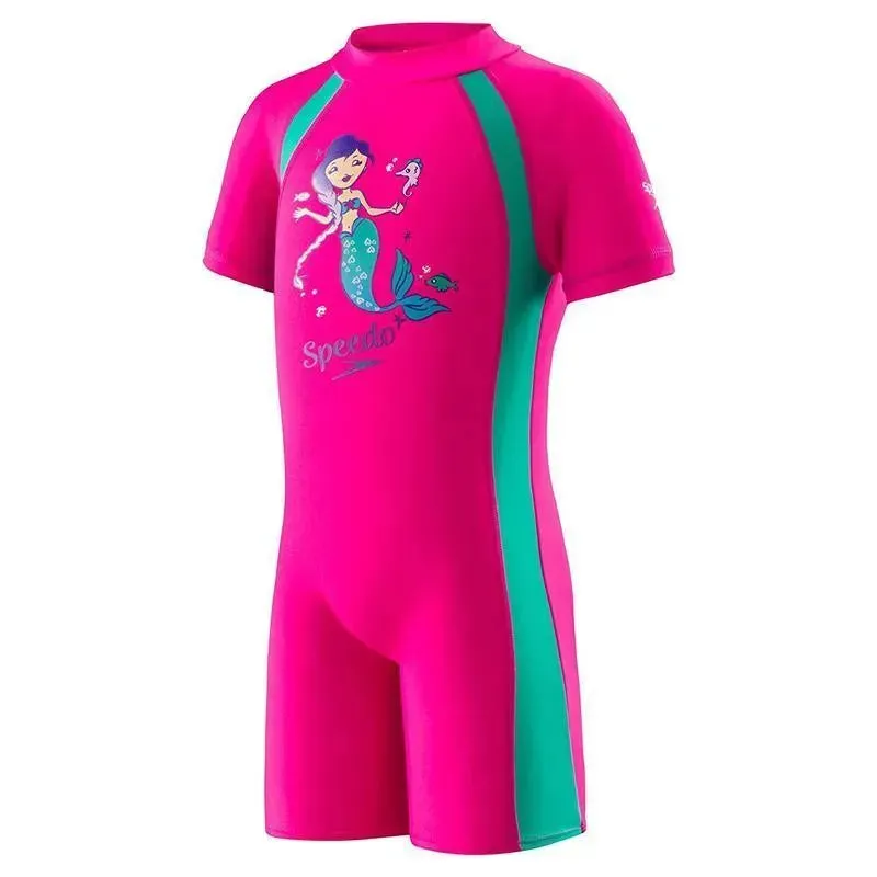 Speedo Toddler Sun Protection Swimsuit, Pink - Image 4
