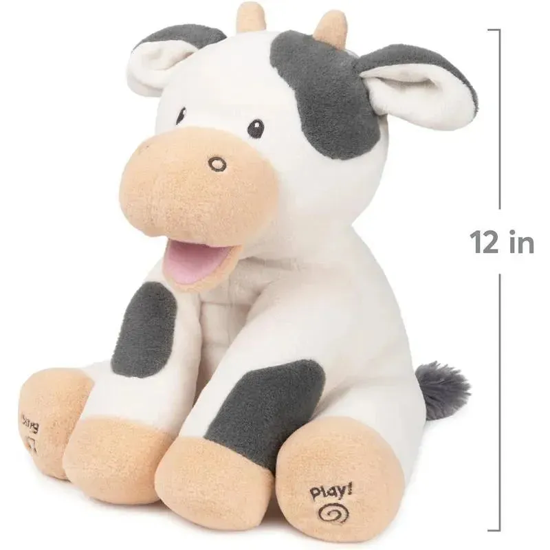 Spin Master - Baby GUND Buttermilk the Cow Animated Plush, Singing Animal, 12” - Image 4