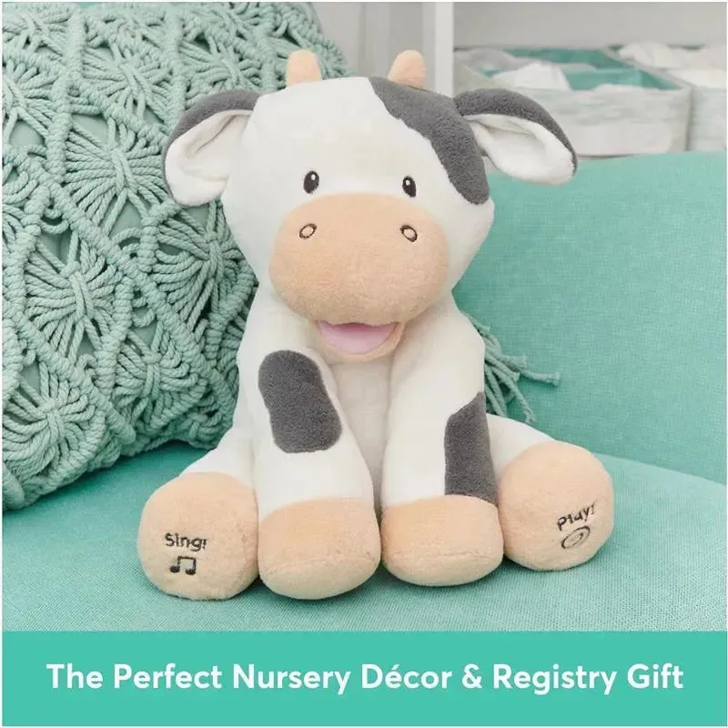 Spin Master - Baby GUND Buttermilk the Cow Animated Plush, Singing Animal, 12” - Image 6