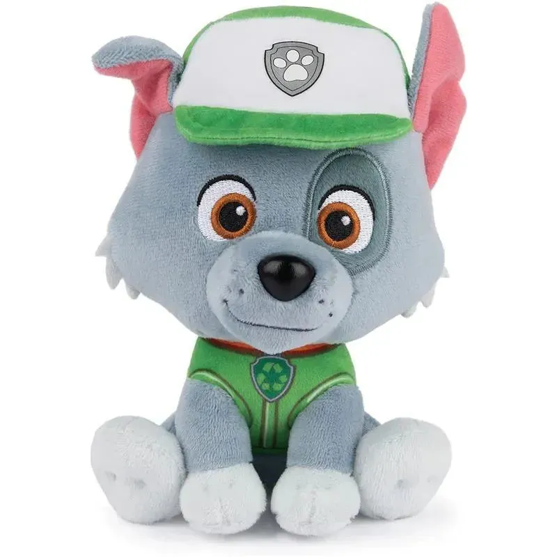 Spin Master - GUND Official PAW Patrol Rocky in Signature Recycling Uniform Plush Toy, Stuffed Animal for Ages 1+, 6
