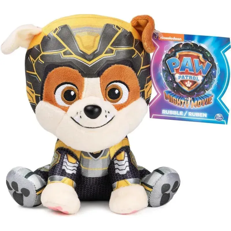 Spin Master - GUND PAW Patrol: The Mighty Movie Rubbie Stuffed Animal, for Ages 1+, 6” - Image 5