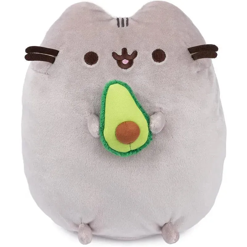Spin Master - GUND Pusheen Snackable Avocado Plush, Stuffed Animal for Ages 8 and Up, 9.5”, Gray