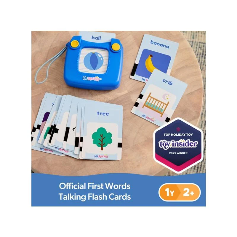 Spin Master Ms. Rachel First Words Talking Flash Cards - Image 2