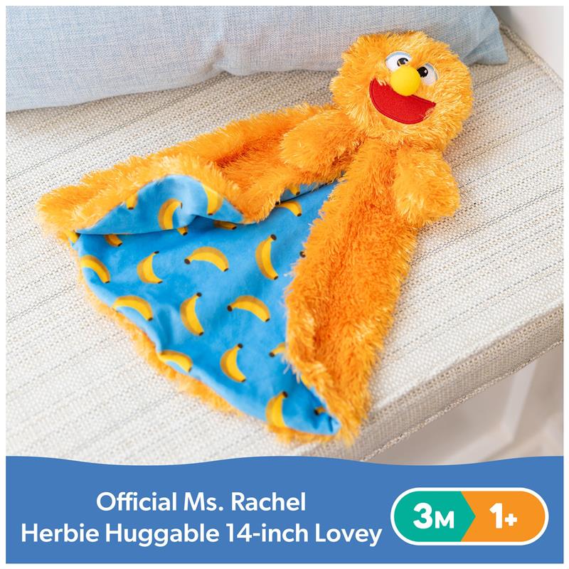 Spin Master Ms. Rachel Herbie Huggable Security Blankets - Image 2