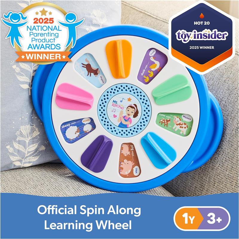 Spin Master Ms. Rachel Spin And Sing Learning Wheel - Image 5