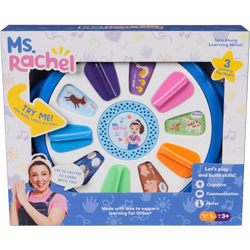Spin Master Ms. Rachel Spin And Sing Learning Wheel - Image 6