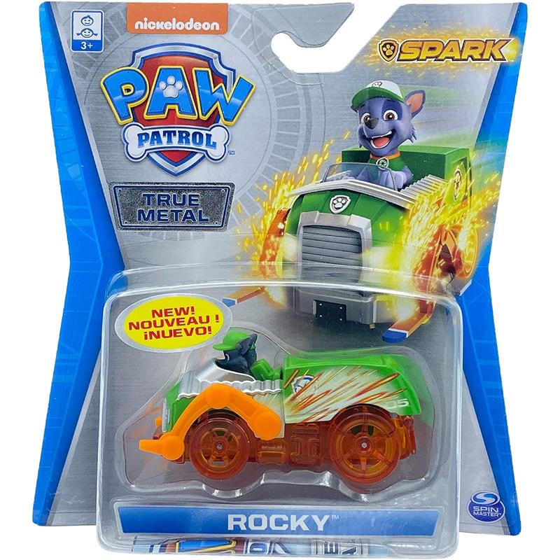 Spin Master - Paw Patrol Mighty Super Paws True Metal Rocky