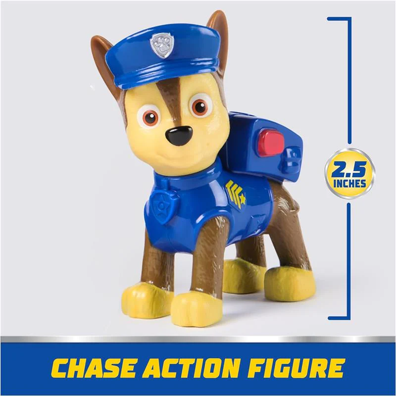 Spin Master - Paw Patrol Toy Car with Collectible Action Figure, Sustainably Minded, Chase - Image 2