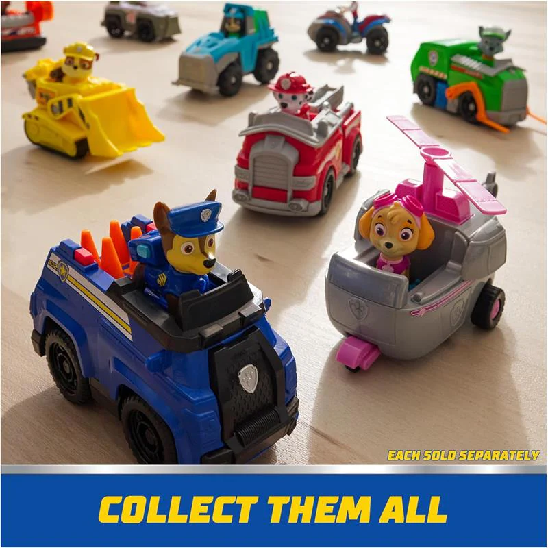Spin Master - Paw Patrol Toy Car with Collectible Action Figure, Sustainably Minded, Rubble - Image 6