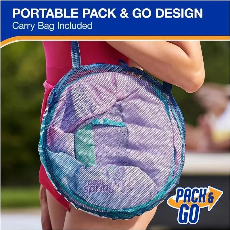 Spin Master - Swimways Baby Spring Pool Float, UPF Protection, Kids 9-24 Months, Mermaid - Image 4