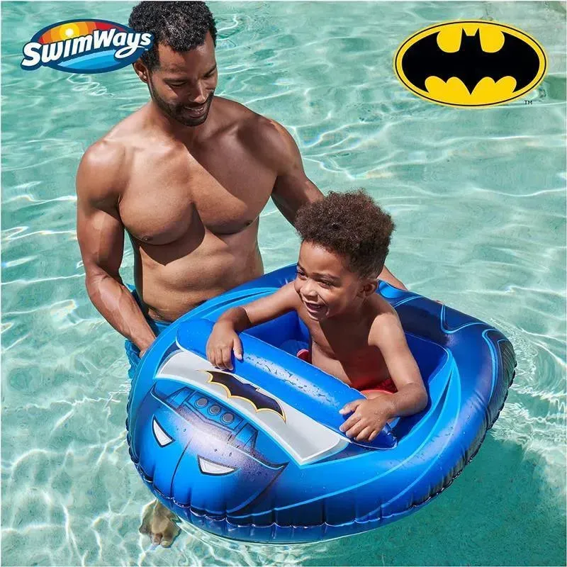 Spin Master - Swimways DC Batman Batmobile Inflatable Water Boat Vehicle, for Kids Aged 3 & Up - Image 8